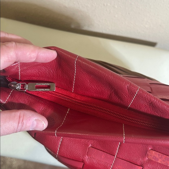 Carbotti Woven Leather handbag - Picture 7 of 10